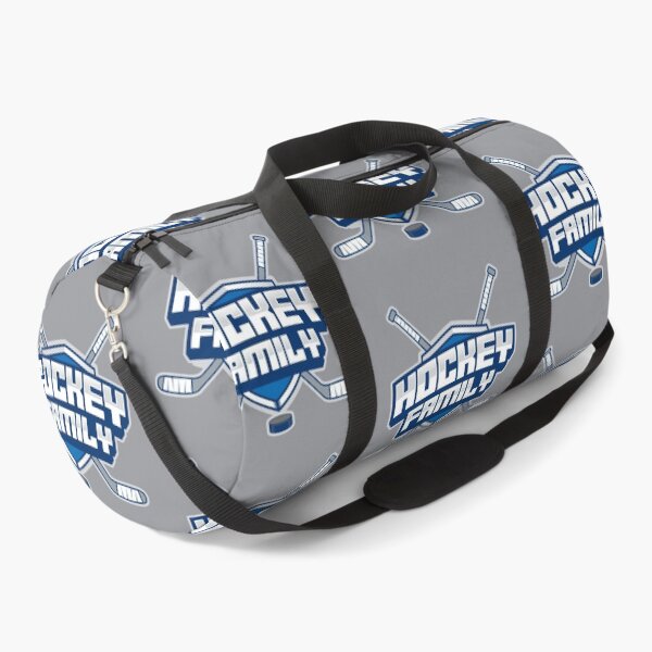 Item preview, Hockey Family (Blue & Gray) designed and sold by johnnyp1975.