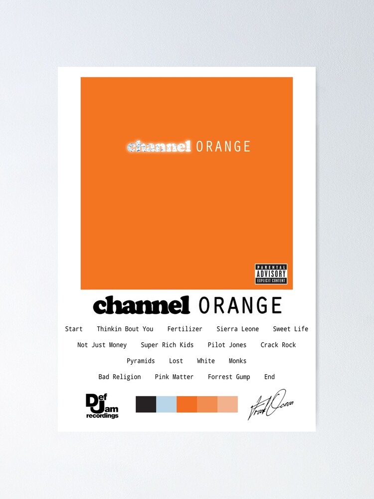 frank ocean channel orange tracklist
