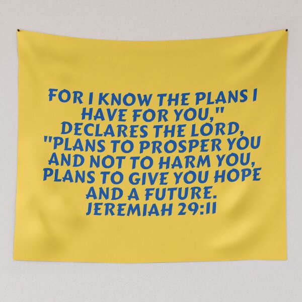 Item preview, Bible Verse Jeremiah 29:11 designed and sold by Prayingwarrior.