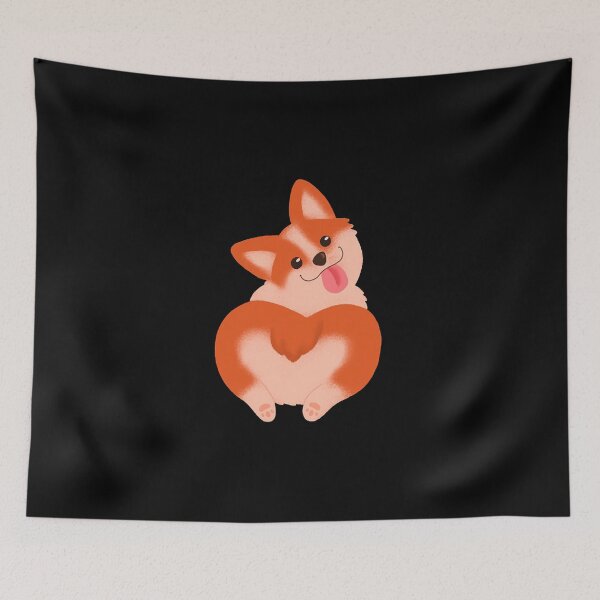 Item preview, Cute Fluffy Corgi  designed and sold by christophe92.
