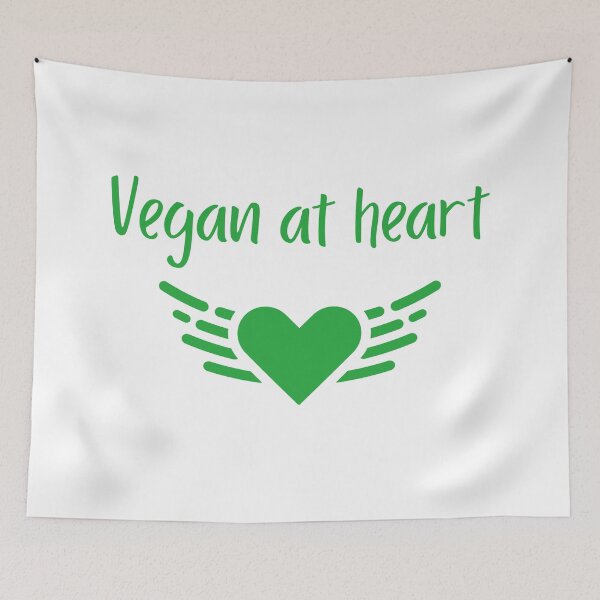 Item preview, Vegan at Heart designed and sold by Sweevy Swag.
