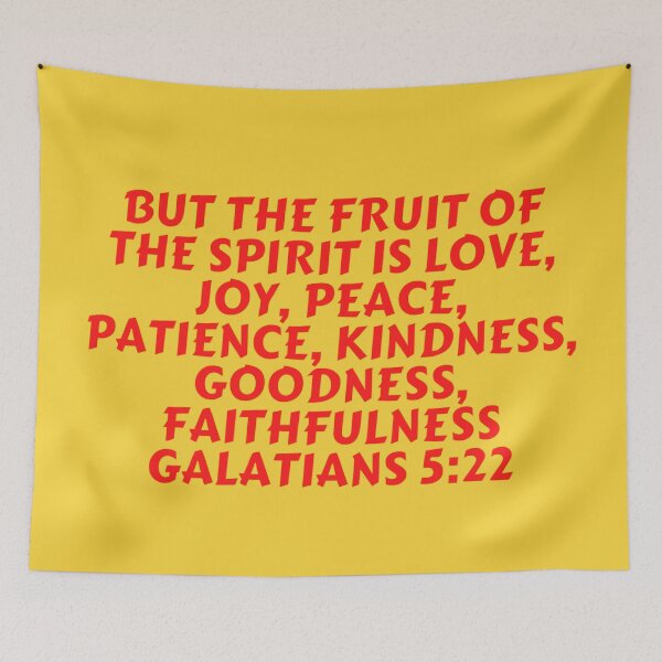 Item preview, Bible Verse Galatians 5:22 designed and sold by Prayingwarrior.