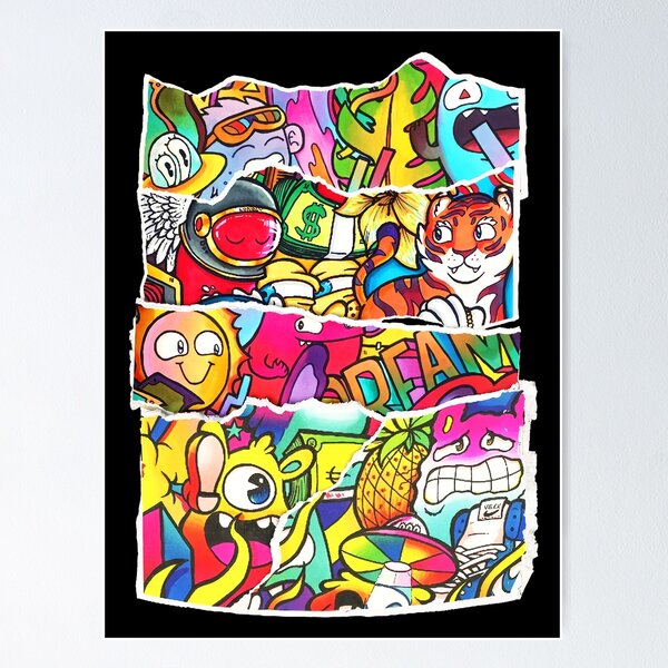 Item preview, Vexx Doodle Collage designed and sold by IdellaKassulke.