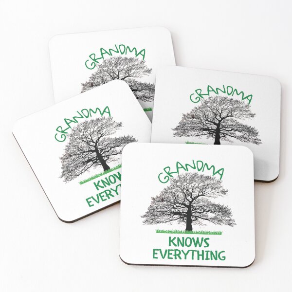 Item preview, Grandma Knows Everything Tree of Knowledge Family Tree Roots Lineage Recipes designed and sold by CBCreations73.