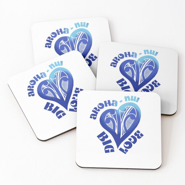 Item preview, AROHA-NUI - Big LOVE  (SJB Designs) OCEAN BLUE designed and sold by Soybean-Turu.