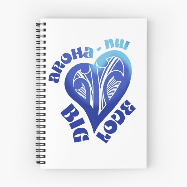 Item preview, AROHA-NUI - Big LOVE  (SJB Designs) OCEAN BLUE designed and sold by Soybean-Turu.