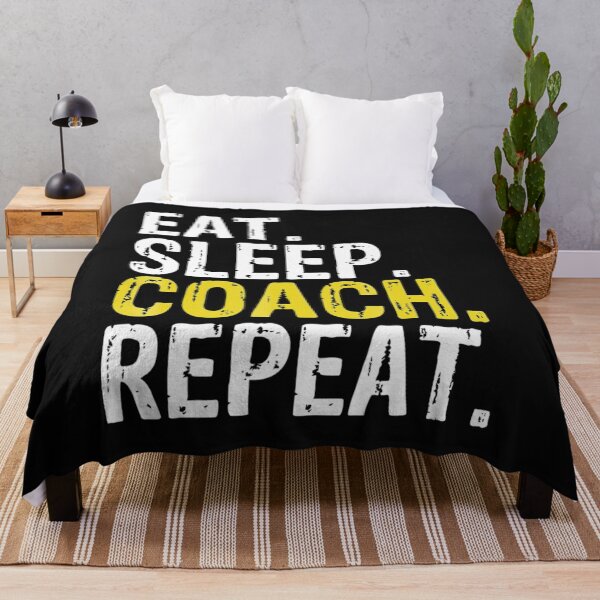 Item preview, Eat Sleep Coach Repeat designed and sold by bale2014.
