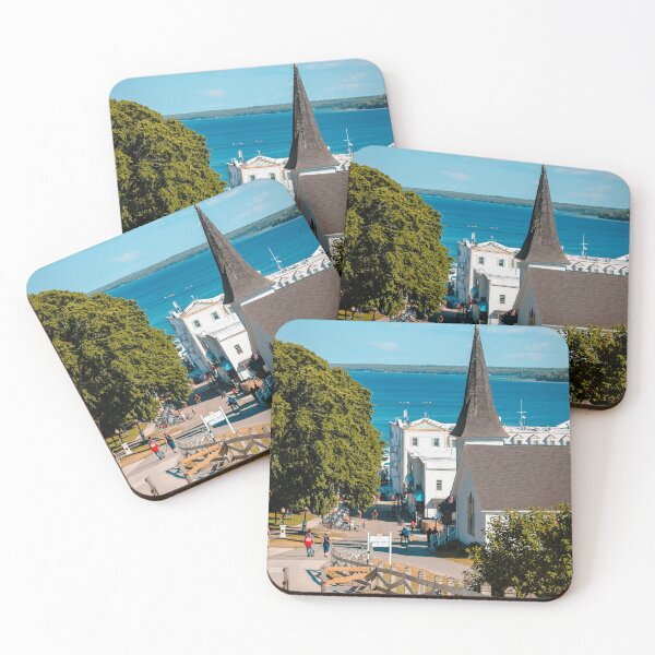 Item preview, Steeple view of Mackinac Island designed and sold by Michael Deemer.