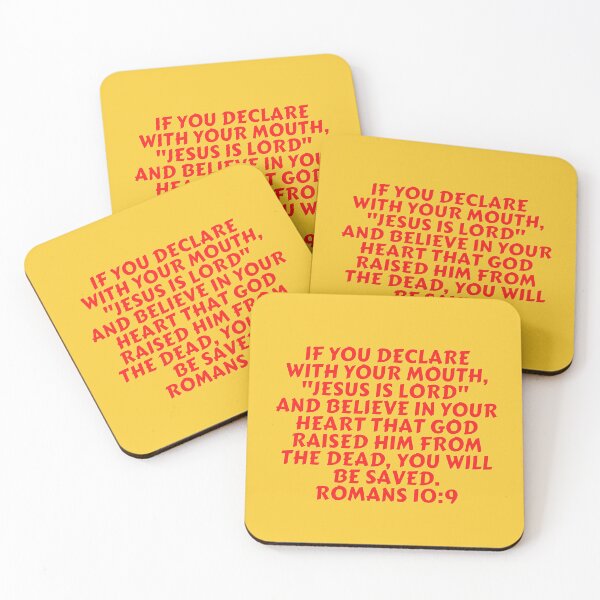Item preview, Bible Verse Romans 10:9 designed and sold by Prayingwarrior.
