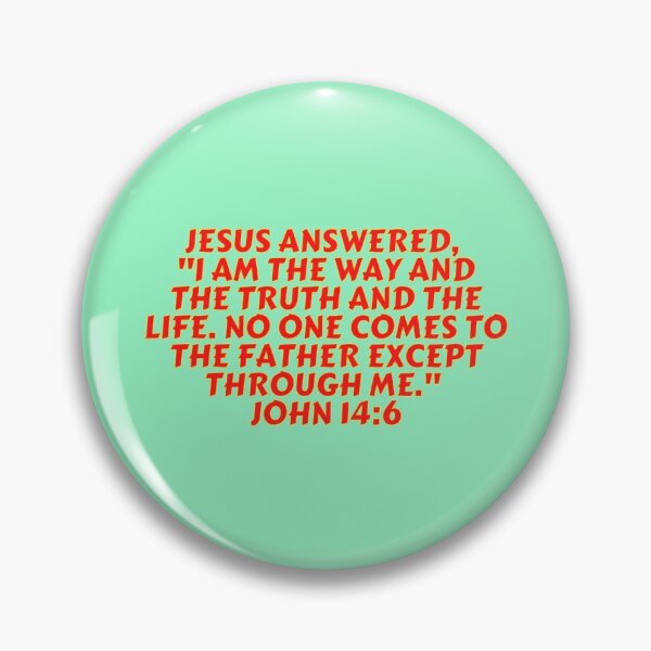 Item preview, Bible Verse John 14:6 designed and sold by Prayingwarrior.