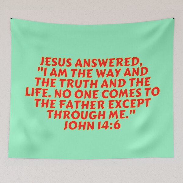 Item preview, Bible Verse John 14:6 designed and sold by Prayingwarrior.