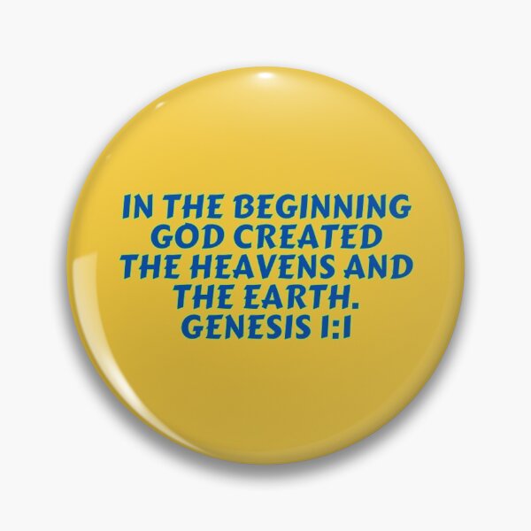 Item preview, Bible Verse Genesis 1:1 designed and sold by Prayingwarrior.