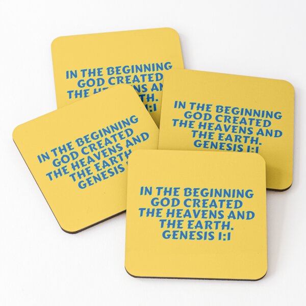 Item preview, Bible Verse Genesis 1:1 designed and sold by Prayingwarrior.