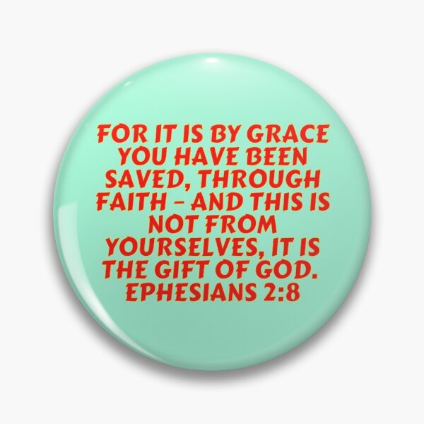 Item preview, Bible Verse Ephesians 2:8 designed and sold by Prayingwarrior.