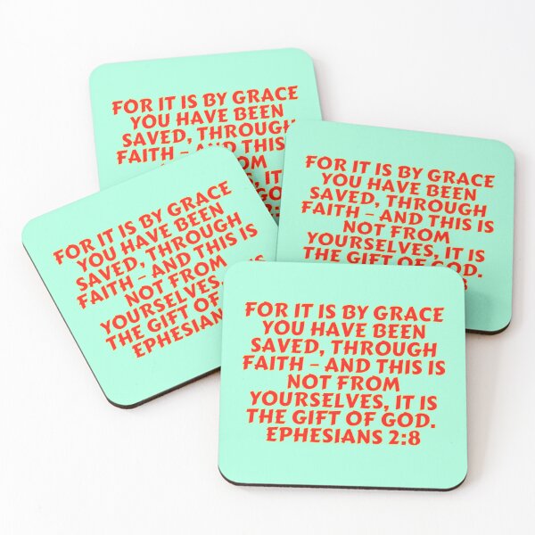 Item preview, Bible Verse Ephesians 2:8 designed and sold by Prayingwarrior.