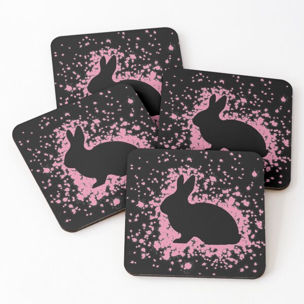 Item preview, Bunny Rabbit Pink Silhouette designed and sold by Lady-Lilac.
