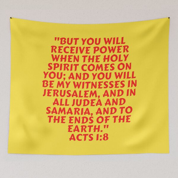 Item preview, Bible Verse Acts 1:8 designed and sold by Prayingwarrior.
