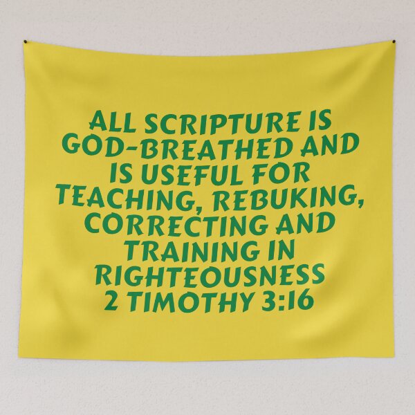 Item preview, Bible Verse 2 Timothy 3:16 designed and sold by Prayingwarrior.
