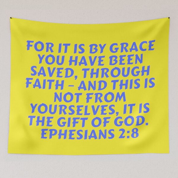 Item preview, Bible Verse Ephesians 2:8 designed and sold by Prayingwarrior.