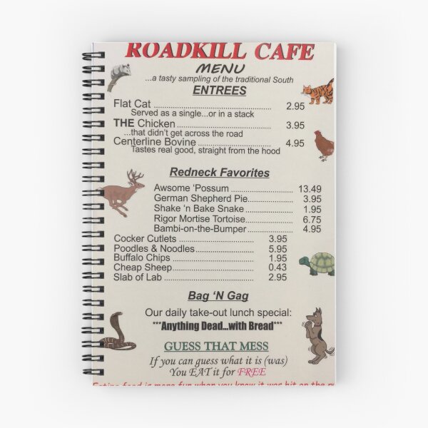 Item preview, Road Kill Cafe designed and sold by MichaelDTaylor.