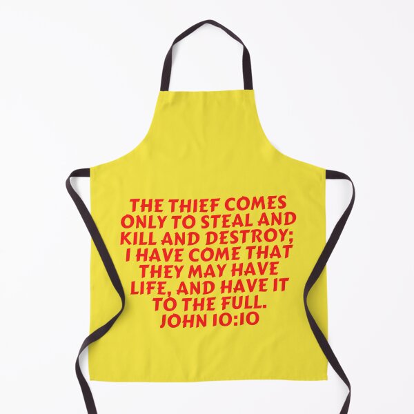 Item preview, Bible Verse John 10:10 designed and sold by Prayingwarrior.
