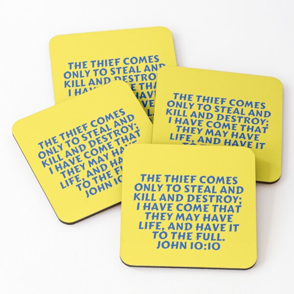Item preview, Bible Verse John 10:10 designed and sold by Prayingwarrior.
