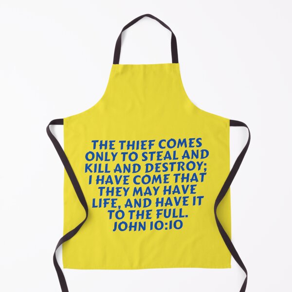 Item preview, Bible Verse John 10:10 designed and sold by Prayingwarrior.