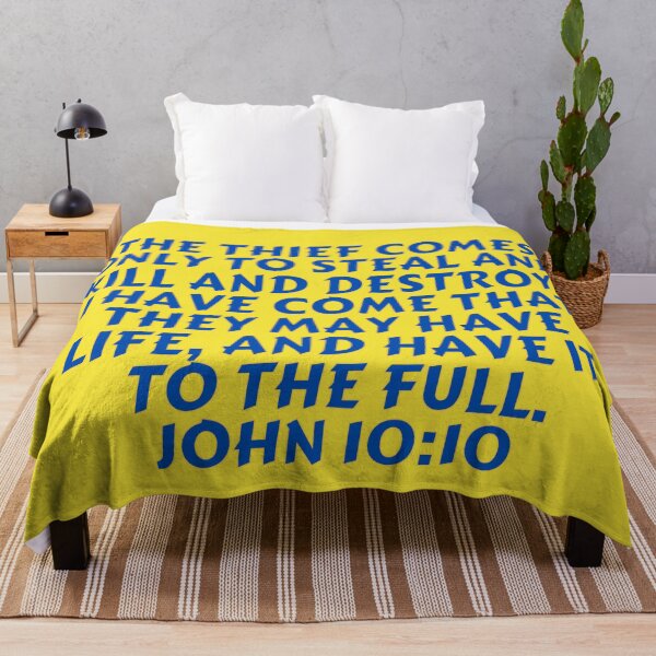 Item preview, Bible Verse John 10:10 designed and sold by Prayingwarrior.