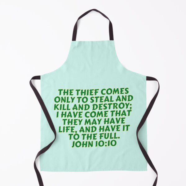 Item preview, Bible Verse John 10:10 designed and sold by Prayingwarrior.