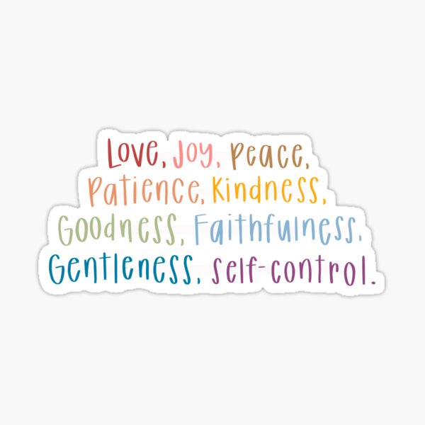 Fruits of the Spirit Sticker