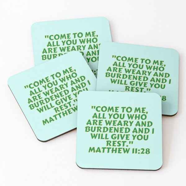 Item preview, Bible Verse Matthew 11:28 designed and sold by Prayingwarrior.