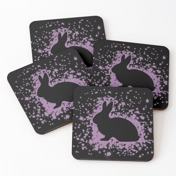Item preview, Bunny Rabbit Purple Silhouette designed and sold by Lady-Lilac.