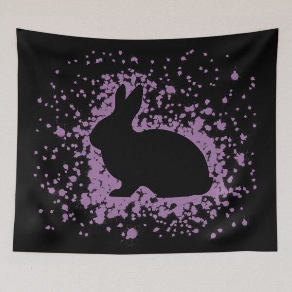 Item preview, Bunny Rabbit Purple Silhouette designed and sold by Lady-Lilac.