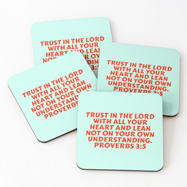 Item preview, Bible Verse Proverbs 3:5 designed and sold by Prayingwarrior.