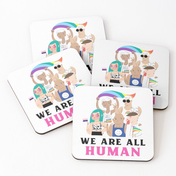 Item preview, We are all human designed and sold by Absofruitlyme.