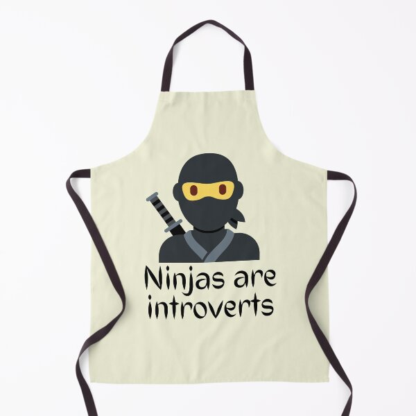 Item preview, Ninjas are introverts - Funny designed and sold by DrawingBoard.