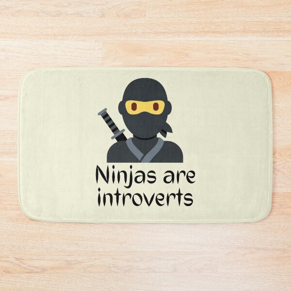Item preview, Ninjas are introverts - Funny designed and sold by DrawingBoard.