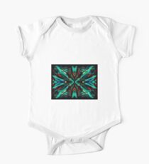 Indian Inspired Aqua Point One Piece - Short Sleeve