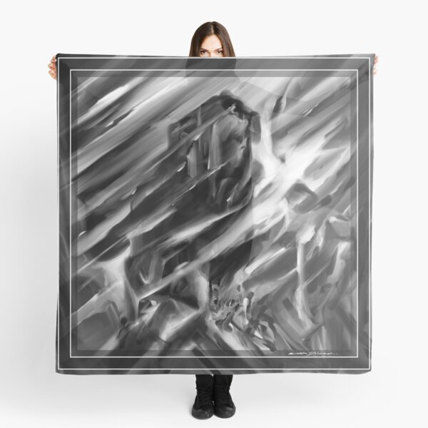 E S C_10 BLACK & WHITE Scarf