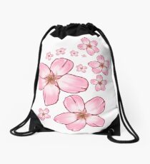 Sakura Blossoms Drawstring Bag