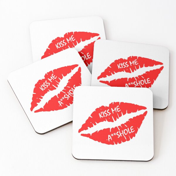 Artikelvorschau, kiss me A**shole entworfen und verkauft von OMdesigns93.