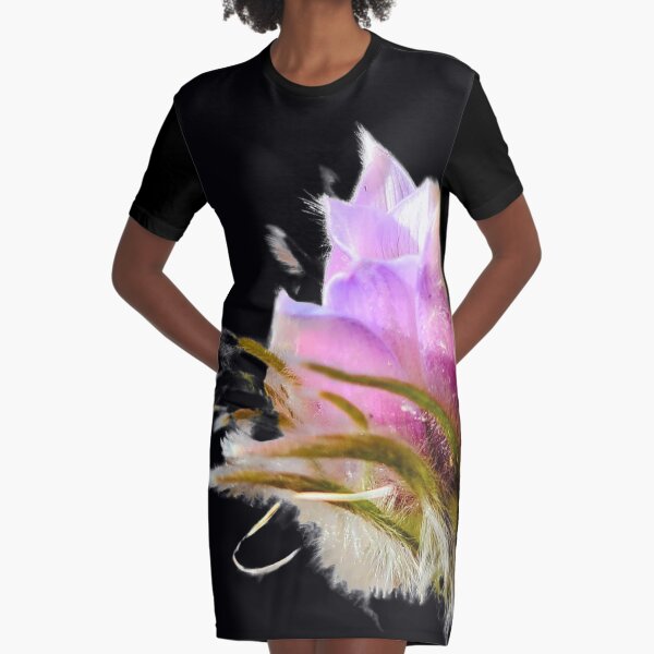 Pasque in Bloom Graphic T-Shirt Dress