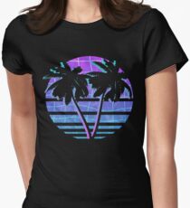 Palm Trees Fitted T-Shirt