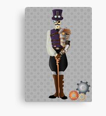 Steampunk Skeleton Canvas Print