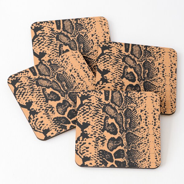 Item preview, Sandy Brown and Black Python Skin Design designed and sold by DesignFantazia.