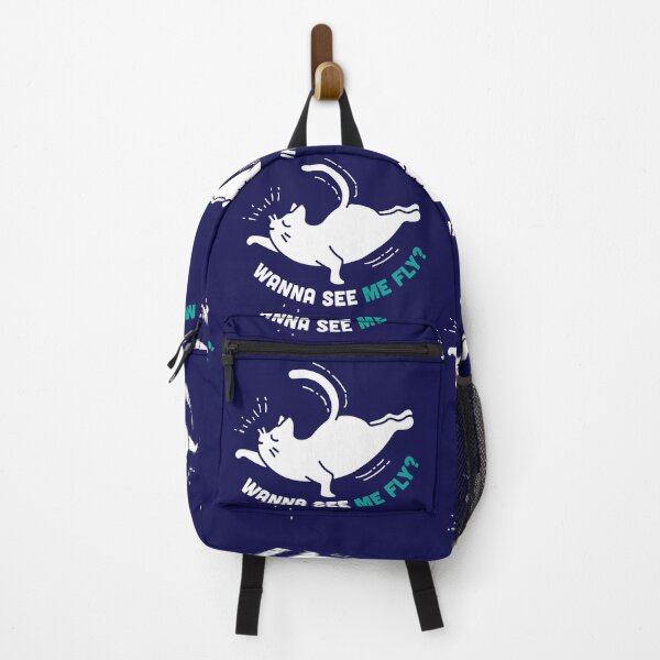 Item preview, "Wanna see me fly?" Funny Cat Yoga Pose designed and sold by Arko Ranger.