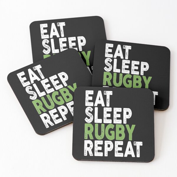 Item preview, Eat Sleep Rugby Repeat designed and sold by bale2014.