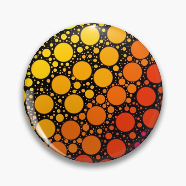 Item preview, dotted pattern with gradient color (black background) designed and sold by riceayoj.