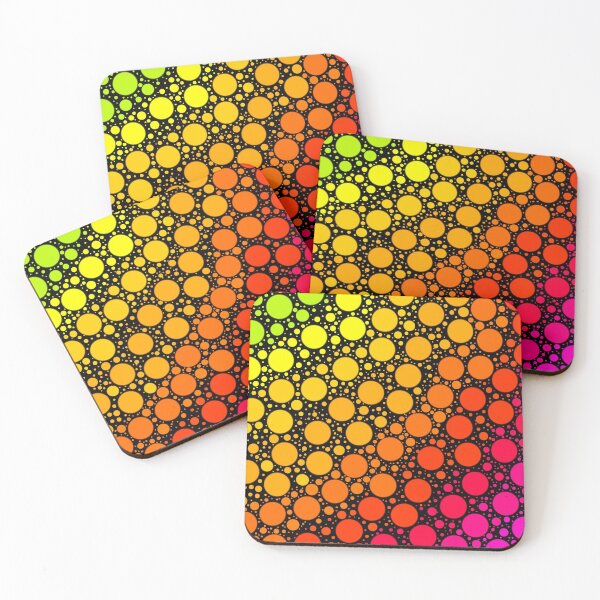 Item preview, dotted pattern with gradient color (black background) designed and sold by riceayoj.