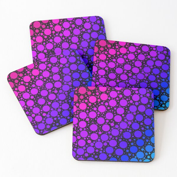 Item preview, dotted pattern with gradient color (black background) designed and sold by riceayoj.